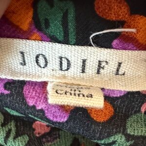 JODIFL Multicolor Floral Fabric